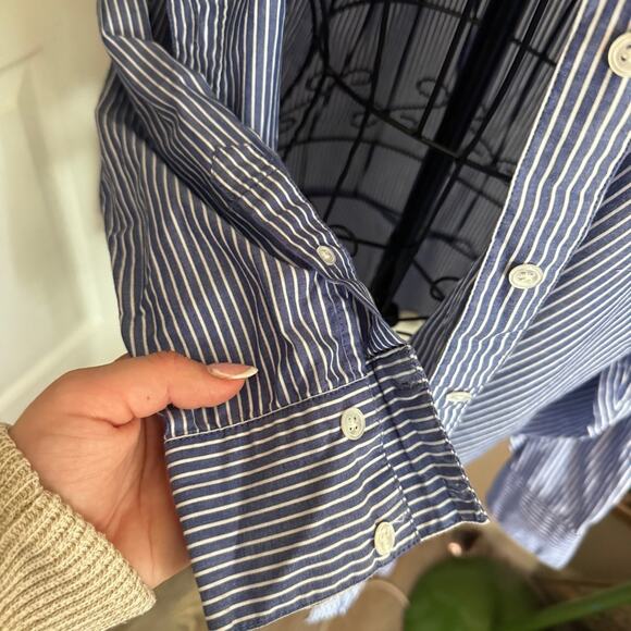 Veronica Beard Gilda Asymmetrical Shirt 6 - Picture 5 of 9